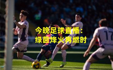 今晚足球直播：绿茵烽火再燃时